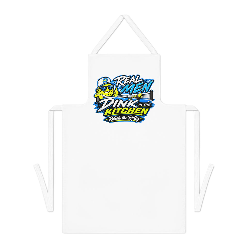 Apron - "Real Men Dink in the Kitchen" Pickleball Kitchen Apron