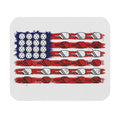 Pickleball Flag Mouse Pad — American Pickleball Paddle & Ball Desk Mat