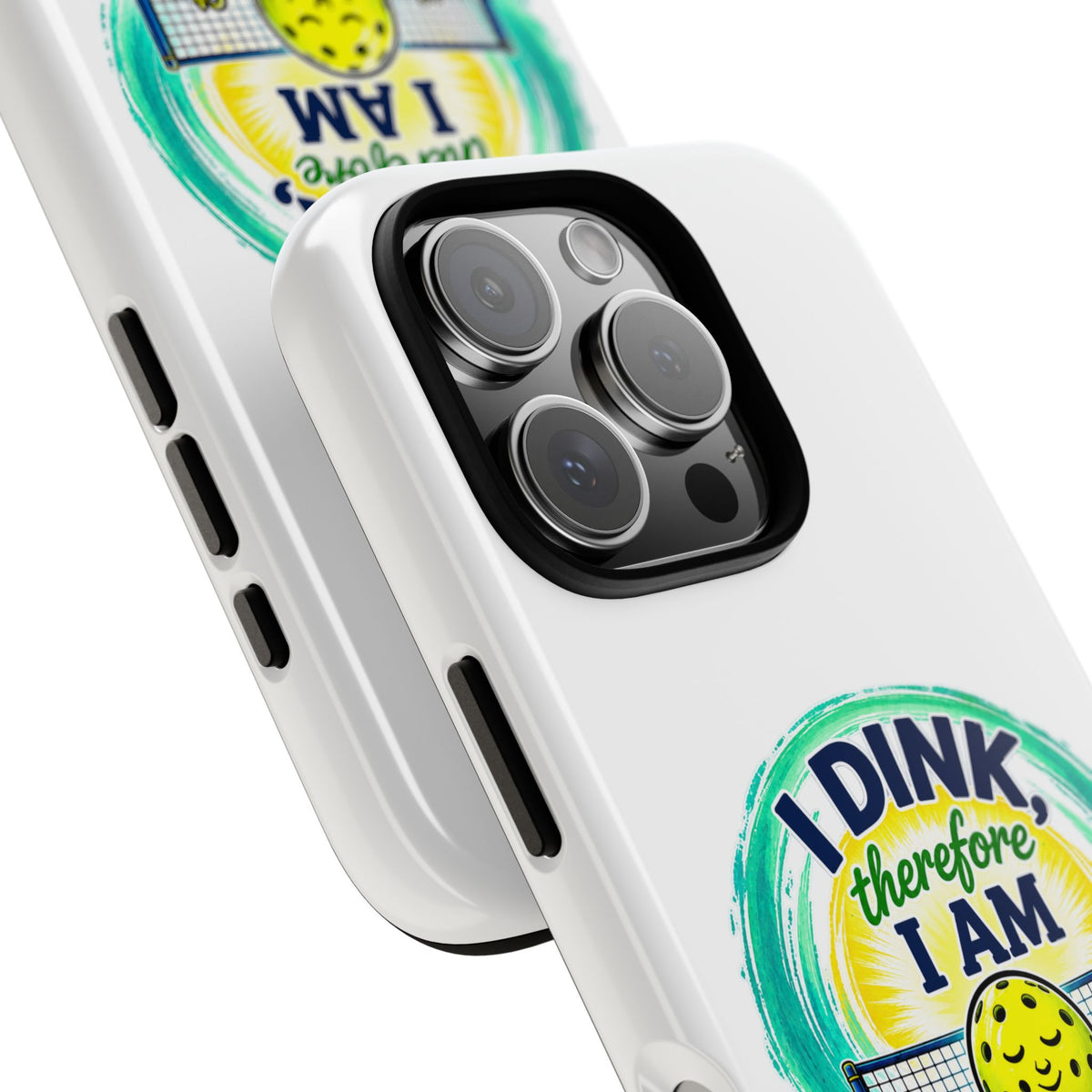 Pickleball Phone Case – “I Dink Therefore I Am” Protective Phone Cover