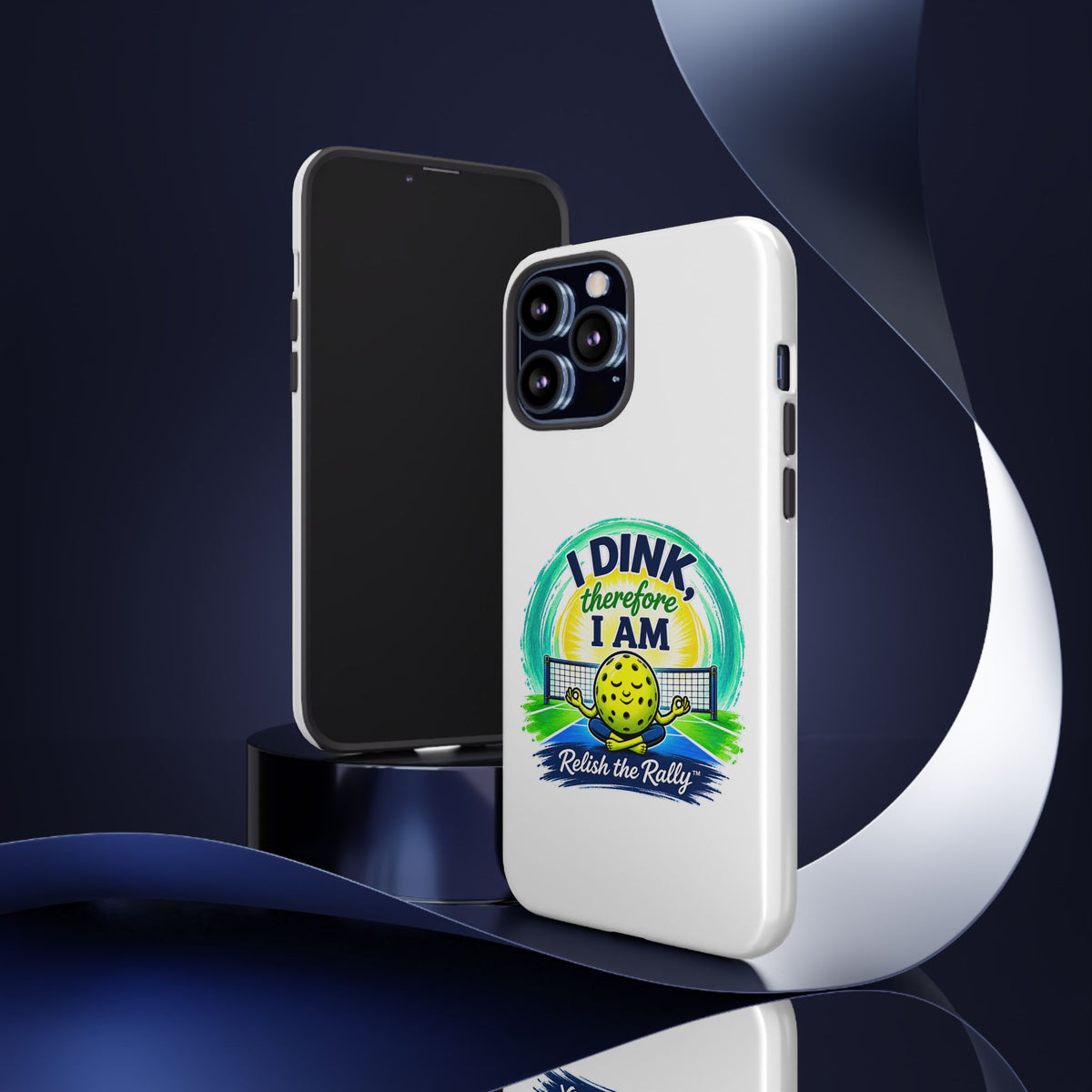 Pickleball Phone Case – “I Dink Therefore I Am” Protective Phone Cover
