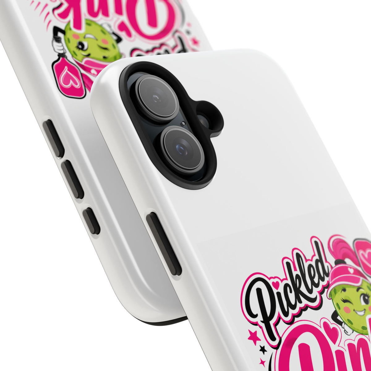 Pickled Pink Tough Phone Case — Cute Retro Pickle Design