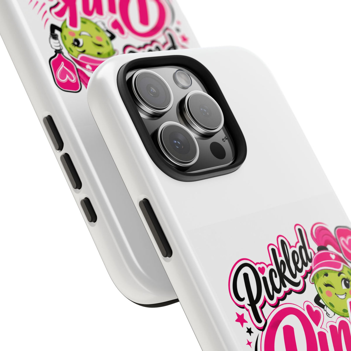Pickled Pink Tough Phone Case — Cute Retro Pickle Design
