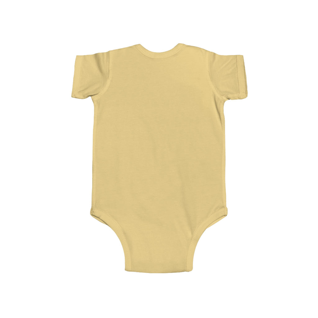 Cute Drinker Baby Bodysuit — Playful Duckling Graphic Infant Onesie