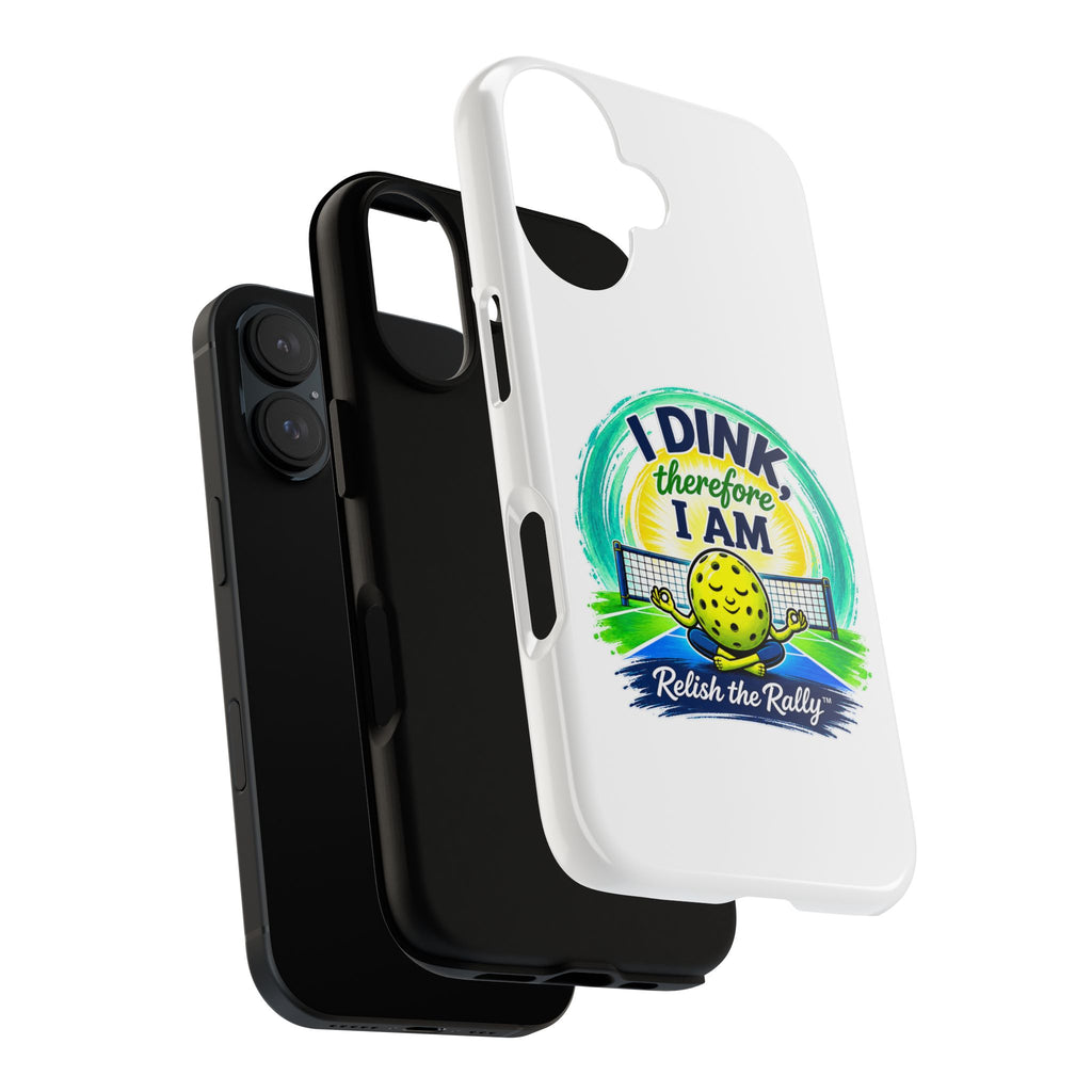 Pickleball Phone Case – “I Dink Therefore I Am” Protective Phone Cover